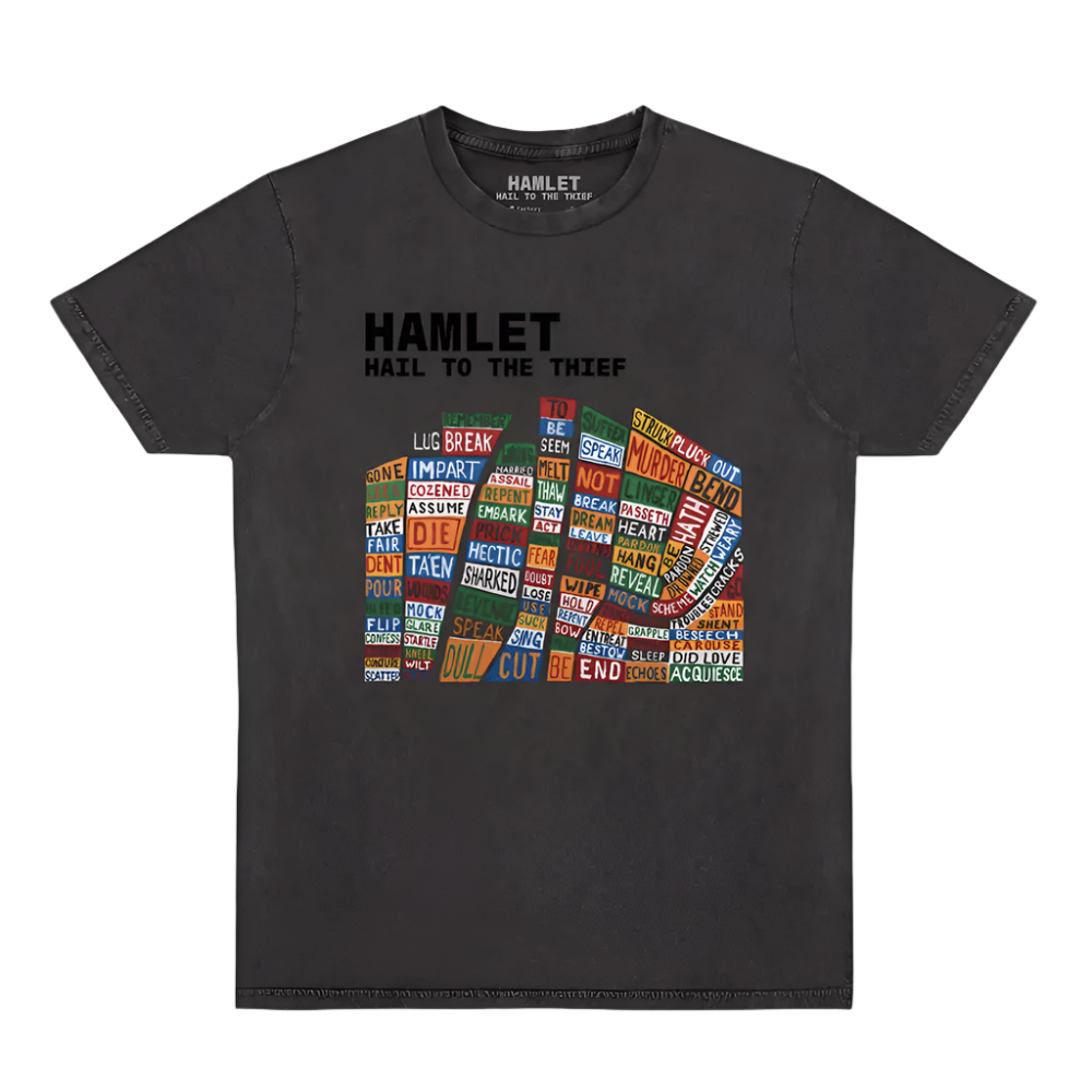HAMLET HAIL TO THE THIEF - Black T-shirt